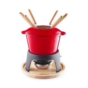 Fondue setti punainen